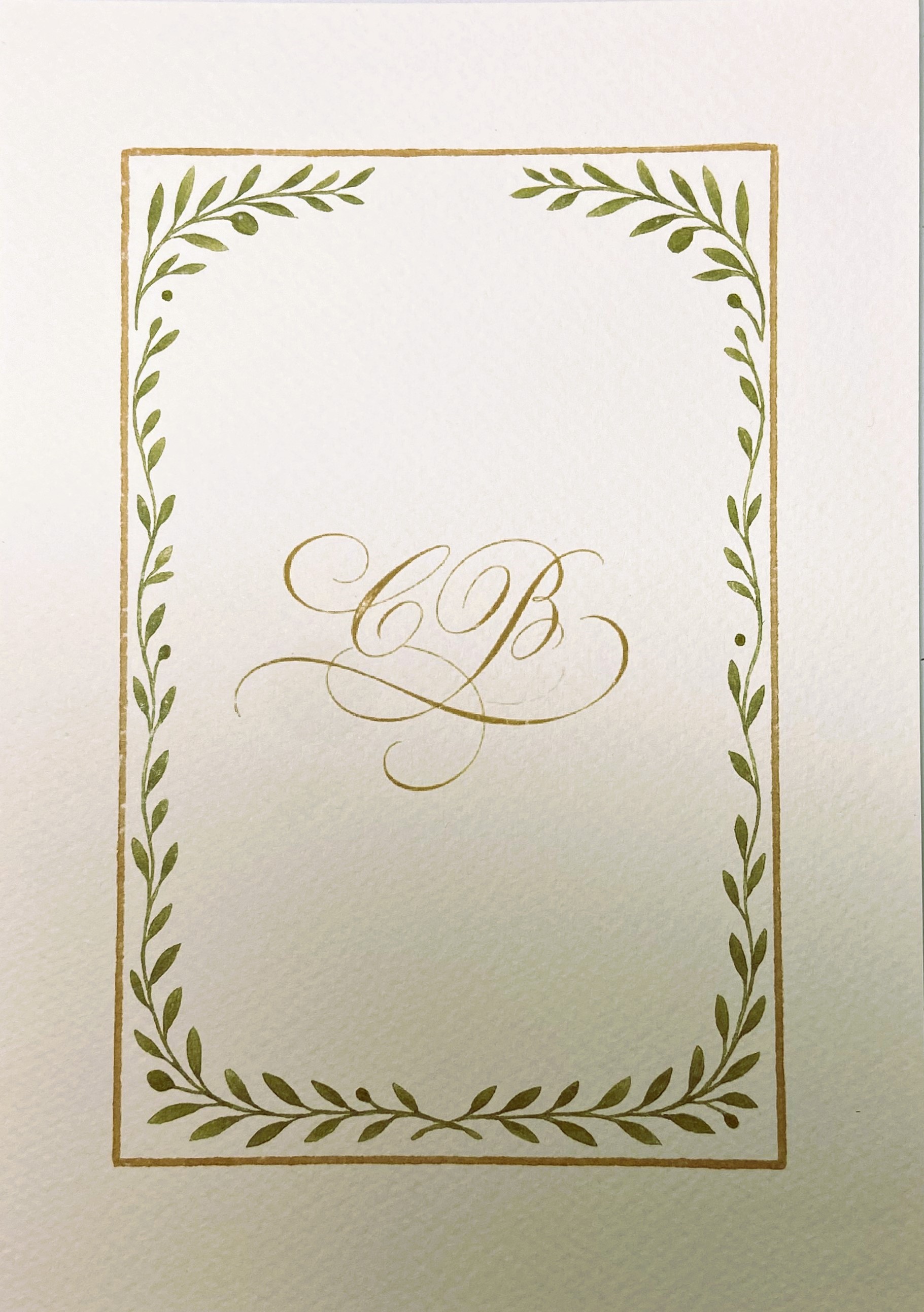 exemple de calligraphie