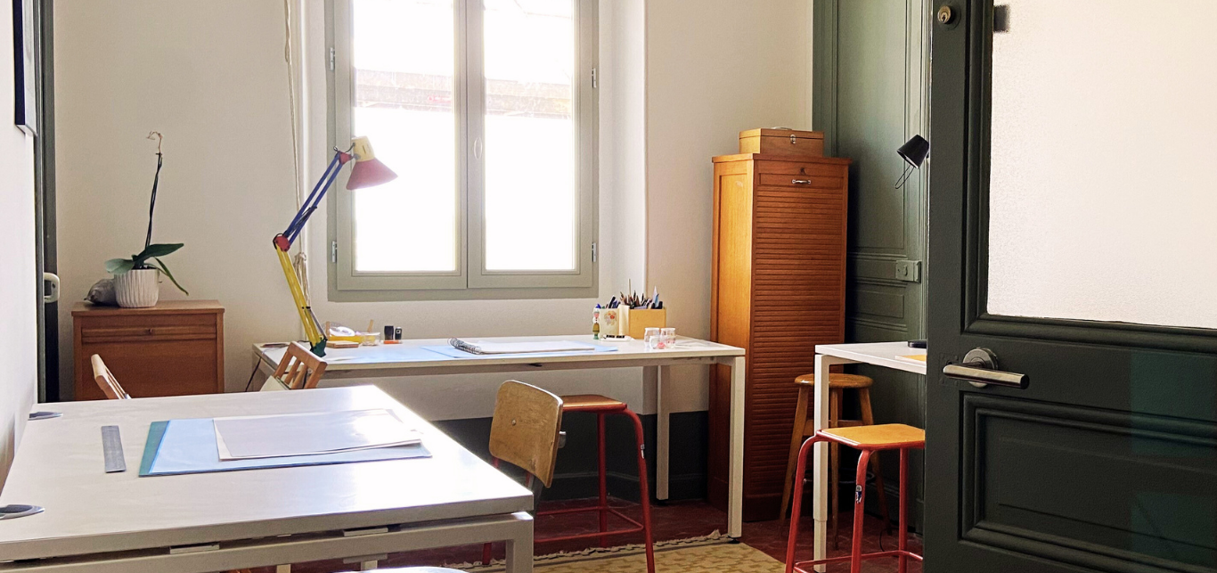 photo du bureau de jasmine Rose