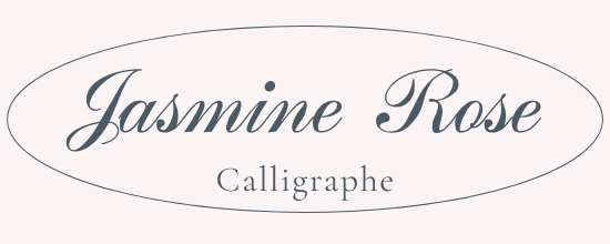 logo jasmine rose Calligraphe